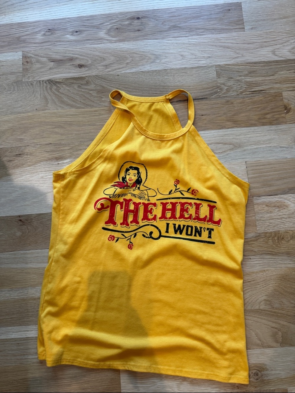 The He’ll I Won’t halter top